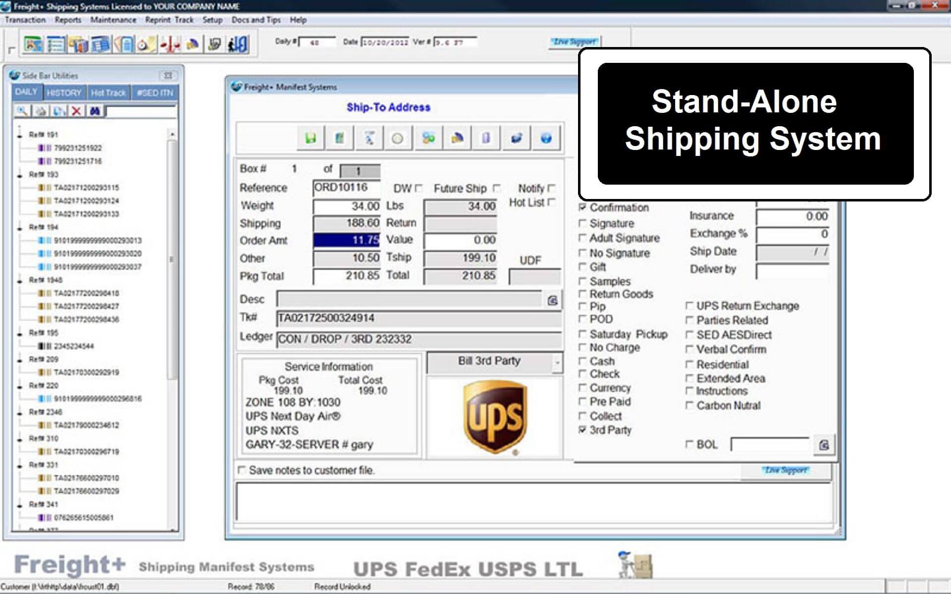 Multi Carrier Shipping Software